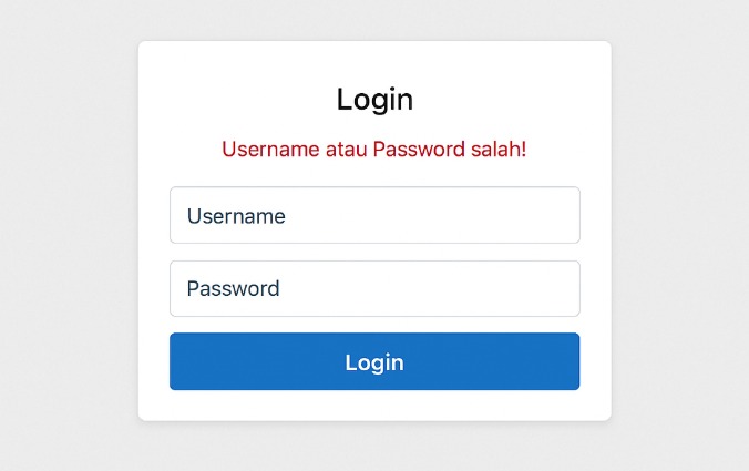 Cara Membuat Login Website dengan PHP MySQL