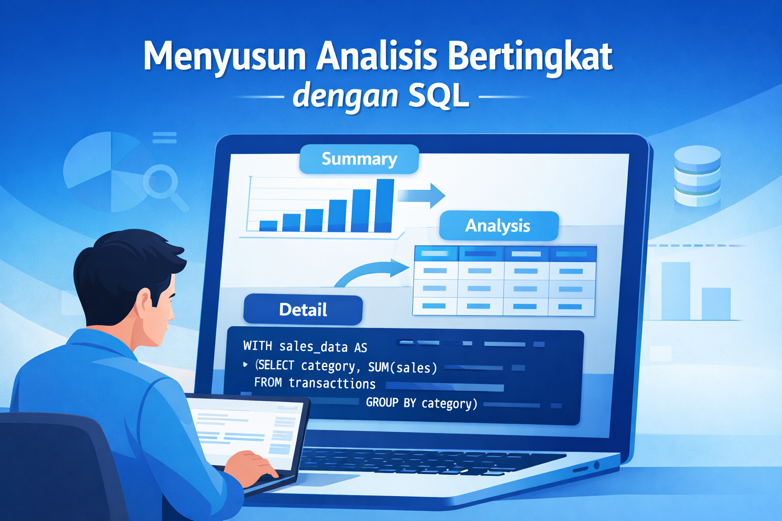 Menyusun Analisis Bertingkat: Dari Ringkasan ke Detail Menggunakan Query Berantai (Studi Kasus Lengkap)