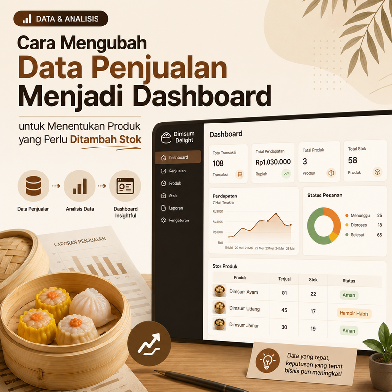 Analisis Data Penjualan untuk Menentukan Prioritas Stok