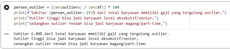 ringkasan insight jumlah outlier
