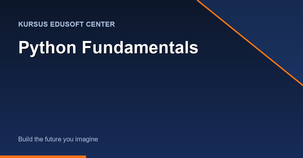 Kursus Python Fundamentals