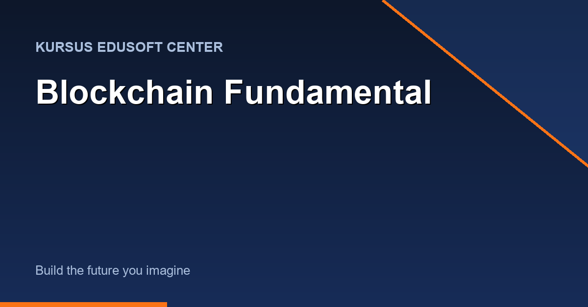 Kursus Blockchain Fundamental