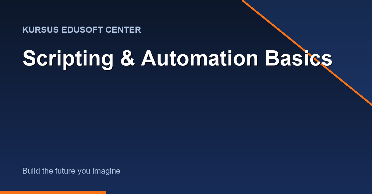 Kursus Scripting & Automation Basics