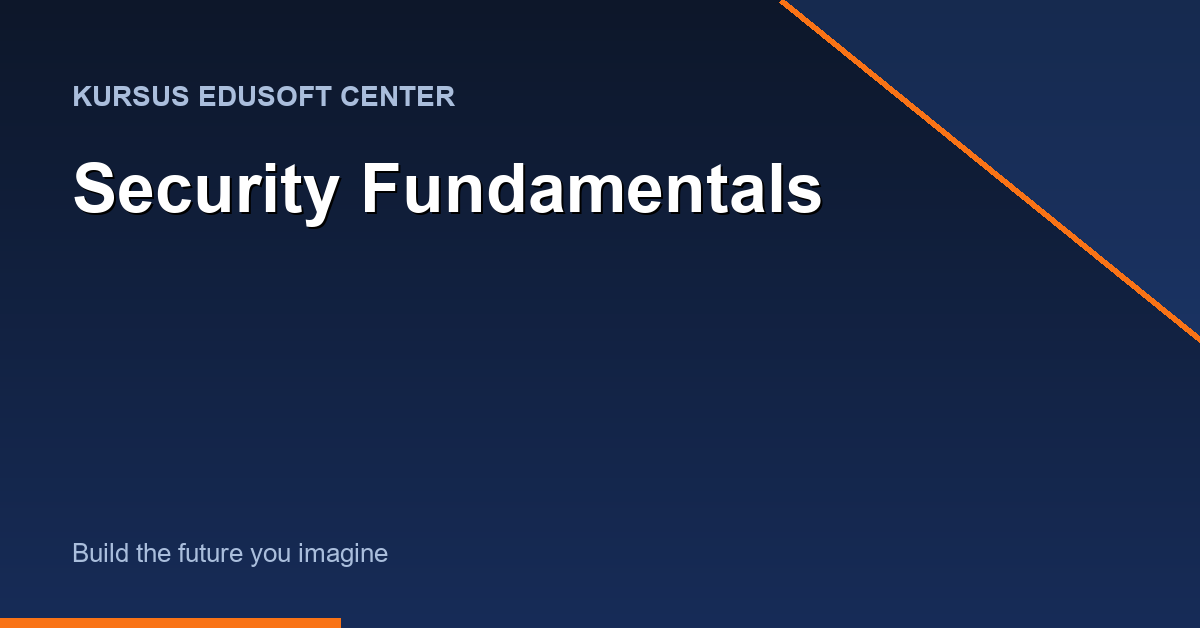 Kursus Security Fundamentals