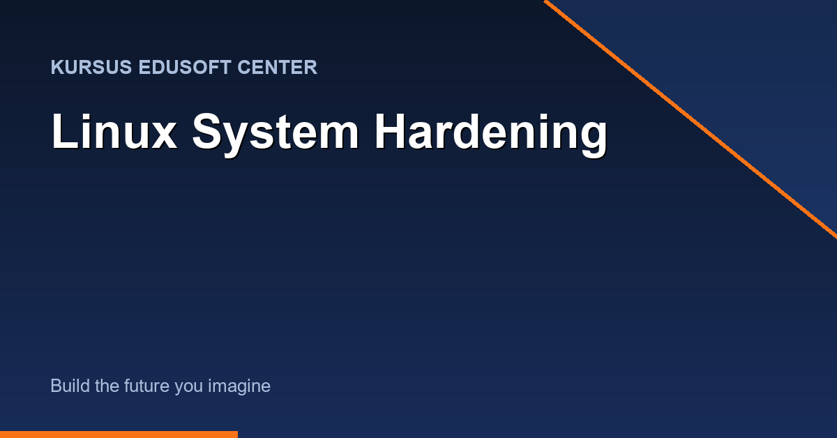 Kursus Linux System Hardening